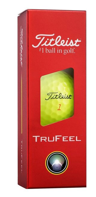Titleist TruFeel golfballen 2026 (12 stuks), geel