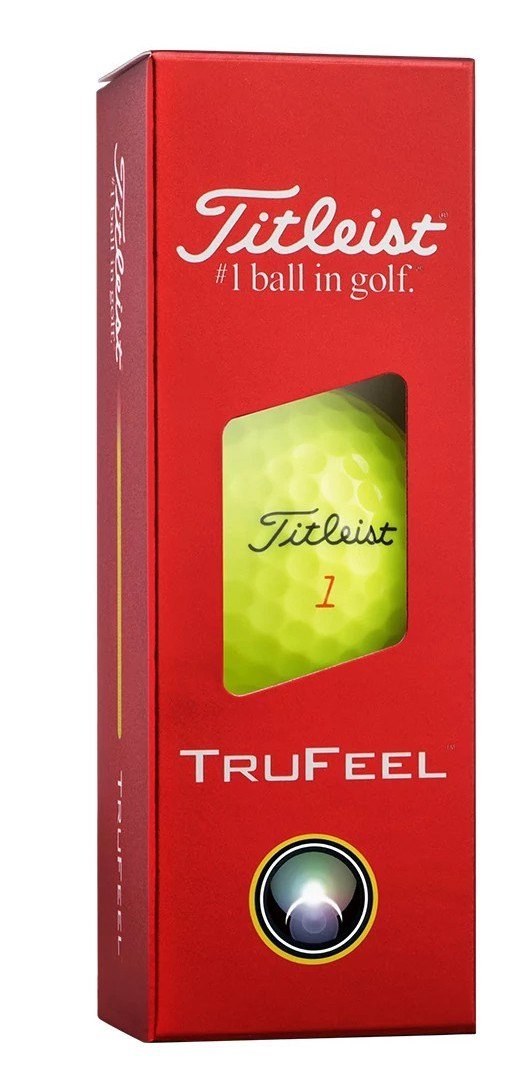 Titleist TruFeel golfballen 2026 (12 stuks), geel
