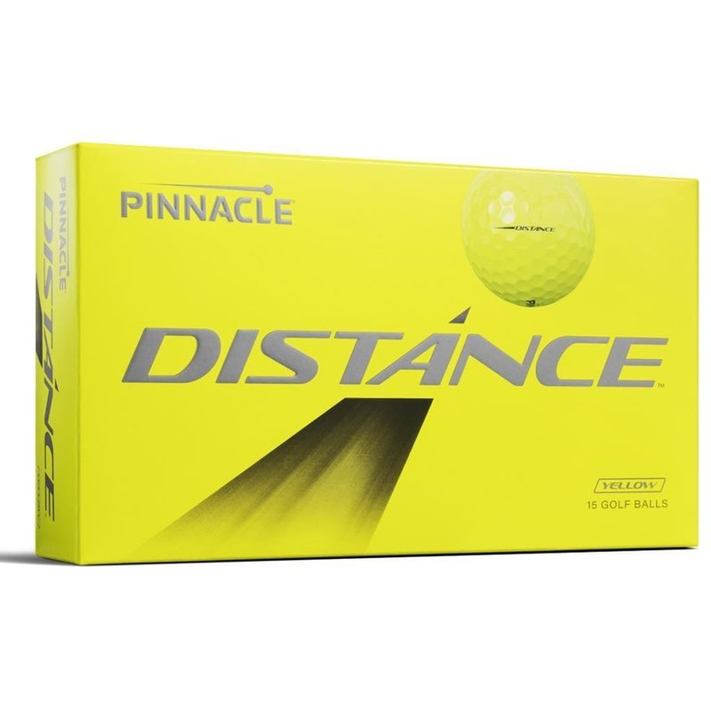 Pinnacle Distance golfballen, geel