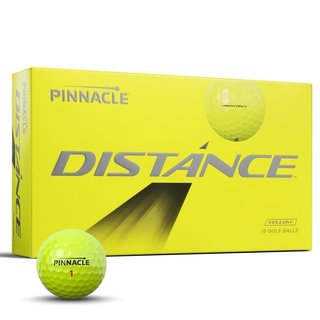 Pinnacle Distance golfballen, geel