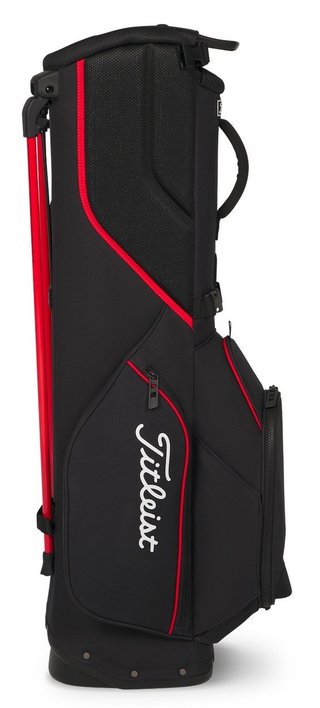 Titleist Players S4 stand bag, zwart/rood/wit
