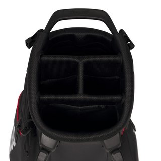 Titleist Players S4 stand bag, zwart/rood/wit