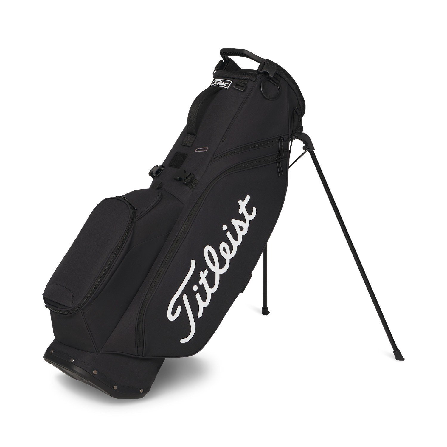 Titleist Players S4 stand bag, zwart/zwart/wit
