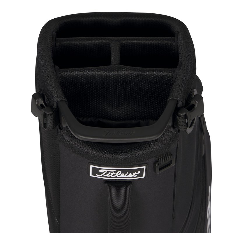 Titleist Players S4 stand bag, zwart/zwart/wit