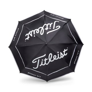 Titleist Tour Double Canopy paraplu, zwart/wit