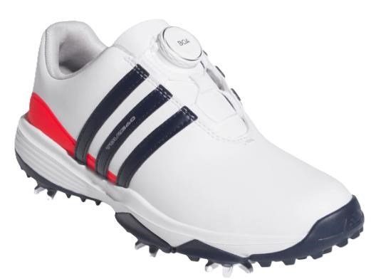 Adidas Tour360 24 Boa junior golf schoenen, wit