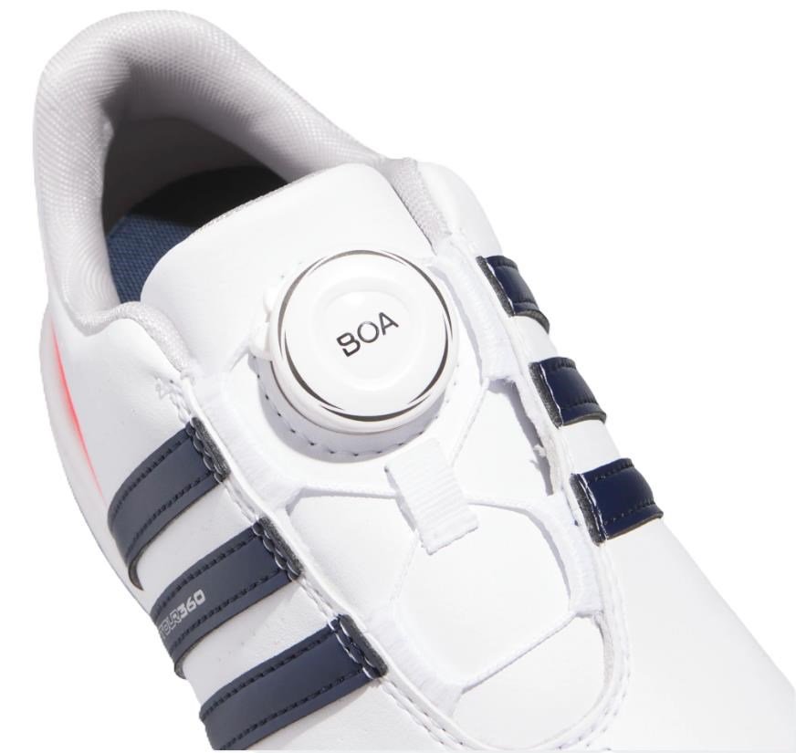 Adidas Tour360 24 Boa junior golf schoenen, wit