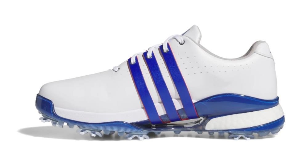 Adidas Tour360 24 heren golfschoenen, wit/blauw