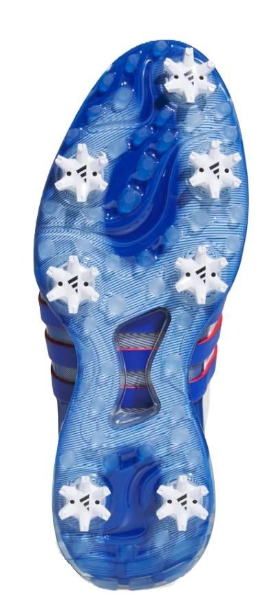 Adidas Tour360 24 heren golfschoenen, wit/blauw