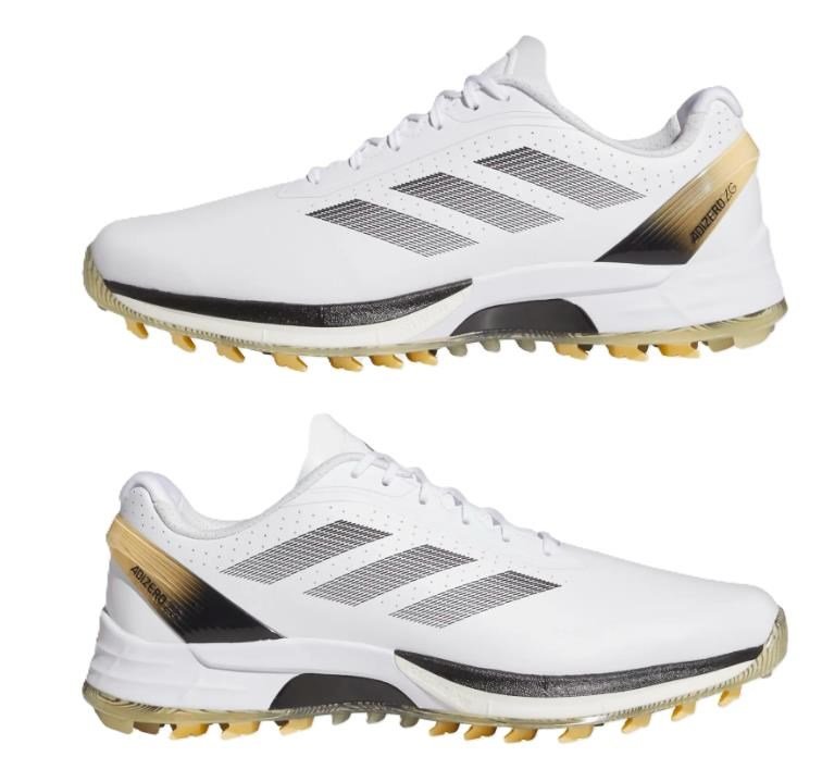 Adidas Adizero ZG Spikeless heren golfschoenen, wit/grijs