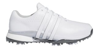 Adidas Tour360 24 Wide heren golfschoenen, wit/zilver