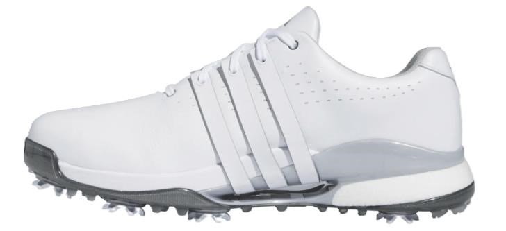 Adidas Tour360 24 Wide heren golfschoenen, wit/zilver