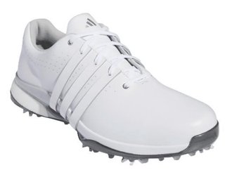 Adidas Tour360 24 Wide heren golfschoenen, wit/zilver