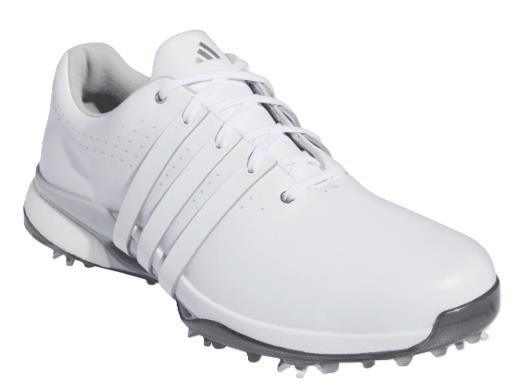 Adidas Tour360 24 Wide heren golfschoenen, wit/zilver