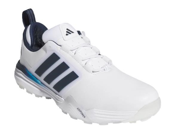 Adidas Adipower 26 Spikeless heren golfschoenen, wit/blauw
