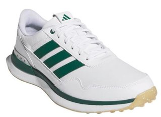 Adidas S2G 26 Leather Spikeless heren golfschoenen, wit