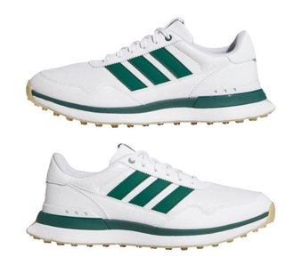 Adidas S2G 26 Leather Spikeless heren golfschoenen, wit
