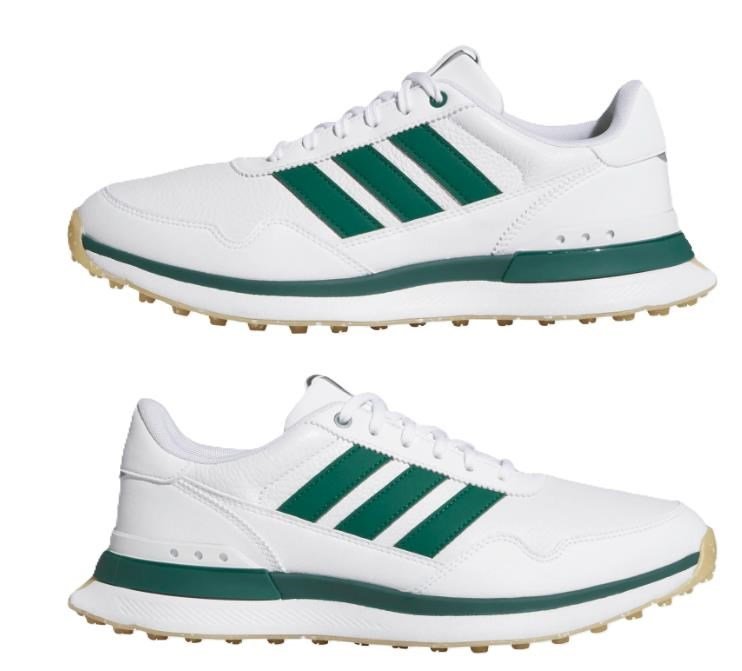 Adidas S2G 26 Leather Spikeless heren golfschoenen, wit