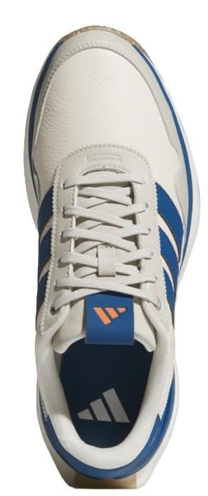 Adidas S2G 26 Leather Spikeless heren golfschoenen, wit/blauw