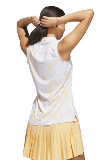 Adidas Ultimate365 Tour Printed mouwloos dames polo, seicta
