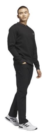 Adidas Ultimate365 ClimaWarm CrewNeck heren sweatshirt, zwart