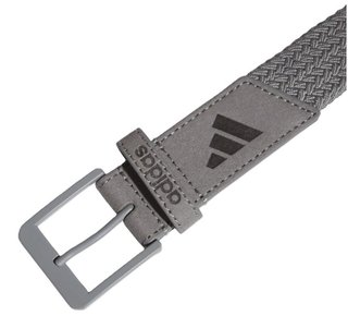 Adidas Braid Stretch heren riem, grey three