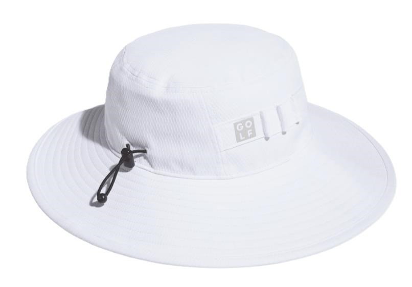 Adidas Wide Brim Crst unisex hoed, wit