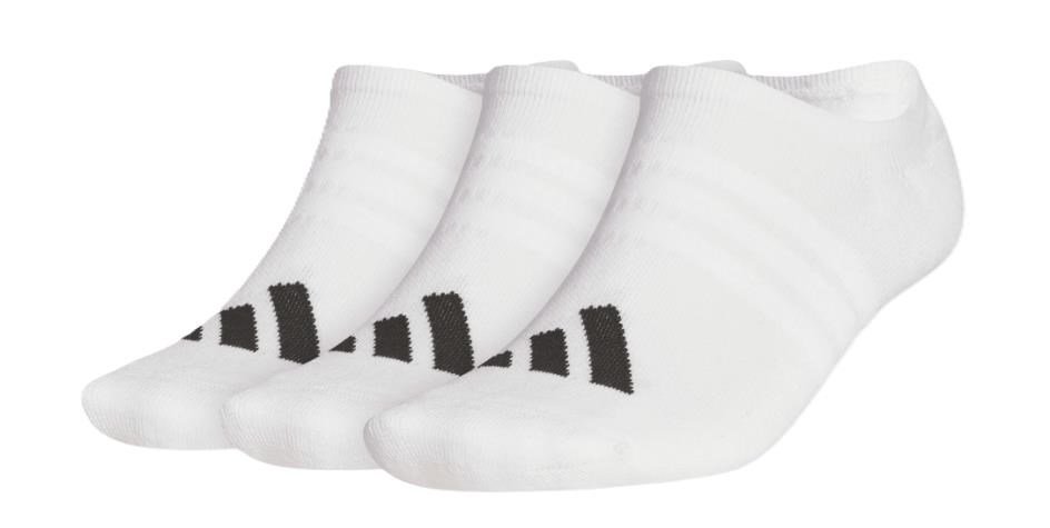 Adidas No Show heren sokken (3 paar), wit