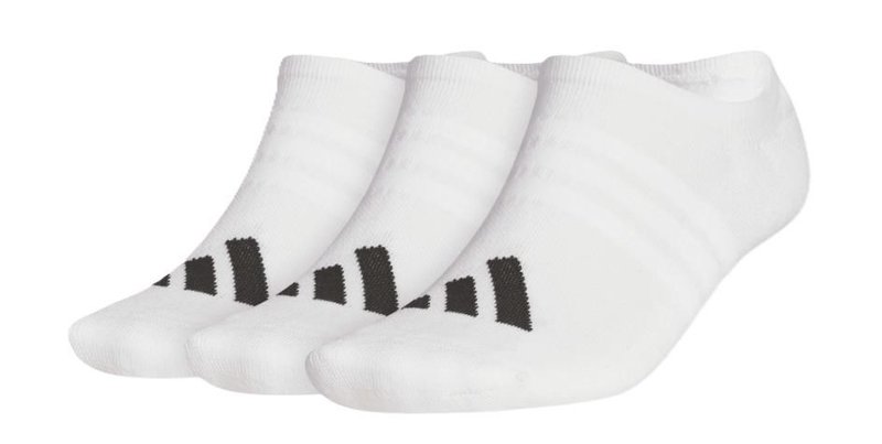 Adidas No Show heren sokken (3 paar), wit