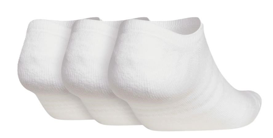 Adidas No Show heren sokken (3 paar), wit