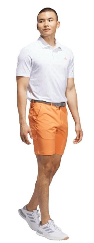 Adidas Ultimate365 Essence Print heren polo, wit