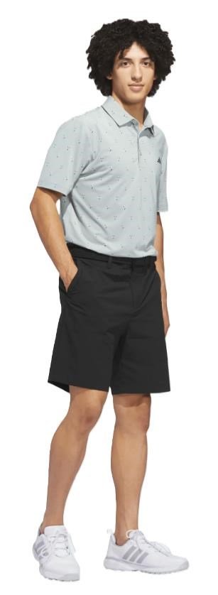 Adidas Ultimate365 Essence Print heren polo, wonder sage