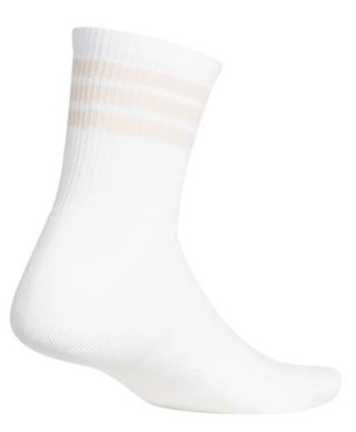 Adidas Half Crew 3-Stripes unisex sokken, white/blush pink