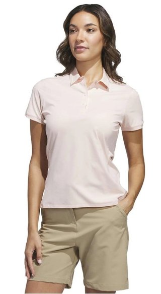 Adidas Ultimate365 Tour Twistknit dames polo, blush pink