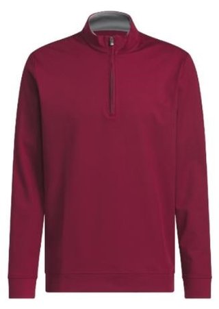 Adidas Ultimate365 Classic Quarter-Zip heren sweater, bordeauxrood