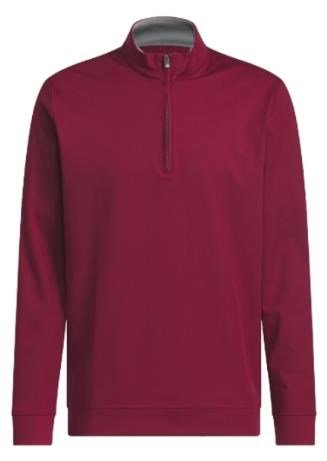 Adidas Ultimate365 Classic Quarter-Zip heren sweater, bordeauxrood