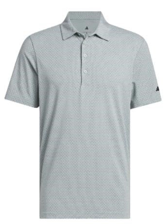 Adidas Ultimate365+ Go-To Print heren polo, wosa/navy