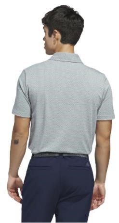 Adidas Ultimate365+ Go-To Print heren polo, wosa/navy