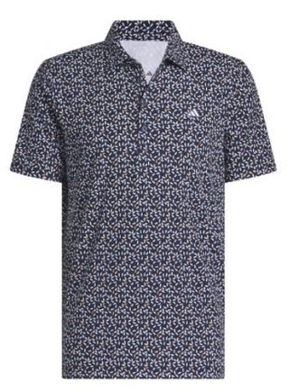 Adidas Ultimate+ Print heren polo, navy/wit