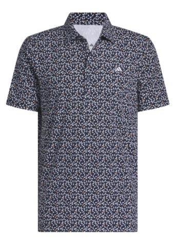 Adidas Ultimate+ Print heren polo, navy/wit