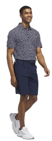 Adidas Ultimate+ Print heren polo, navy/wit