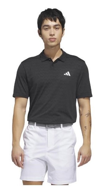 Adidas Tour Seamless heren polo, zwart/carbon