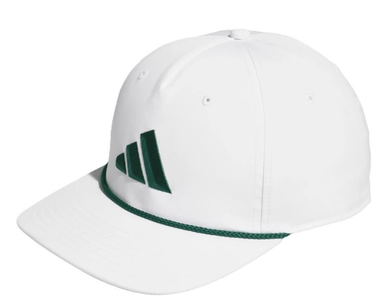 Adidas Tour 5-panel heren golfpet, wit/groen