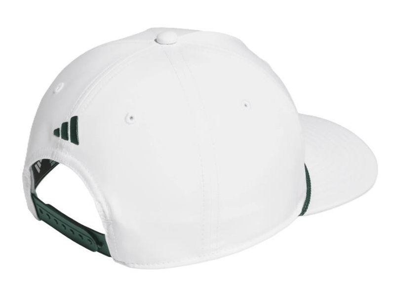 Adidas Tour 5-panel heren golfpet, wit/groen