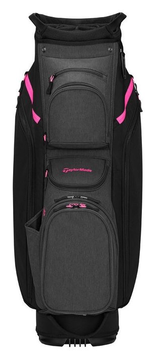 TaylorMade Cart Lite cart bag, zwart/grijs/neon roze