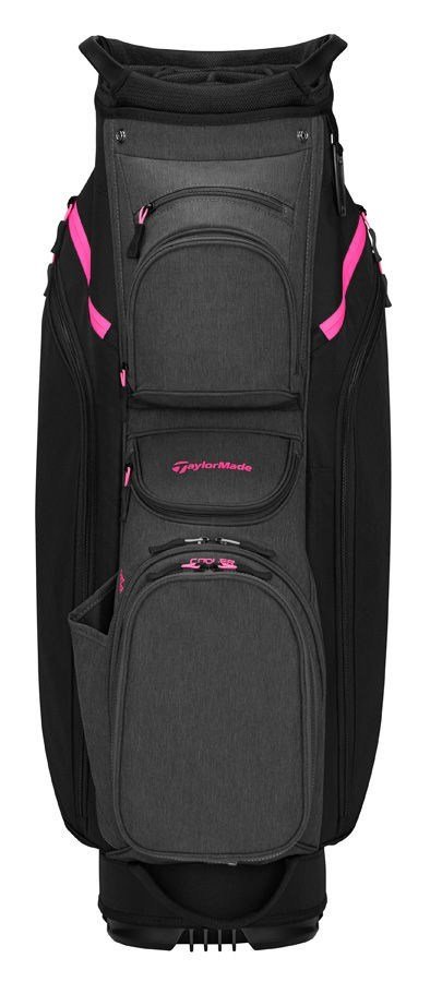 TaylorMade Cart Lite cart bag, zwart/grijs/neon roze