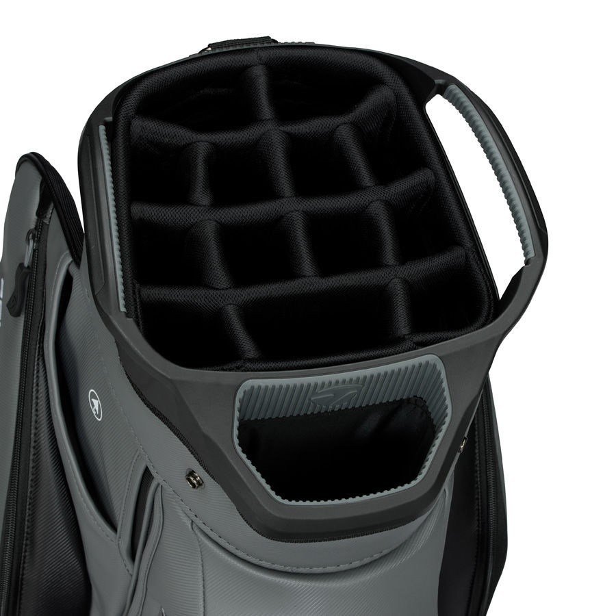 TaylorMade Deluxe cart bag, zwart/grijs