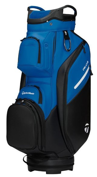TaylorMade Deluxe cart bag, zwart/blauw