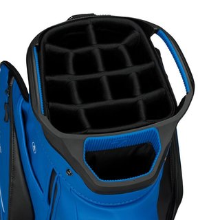 TaylorMade Deluxe cart bag, zwart/blauw