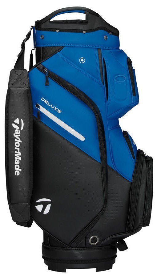 TaylorMade Deluxe cart bag, zwart/blauw